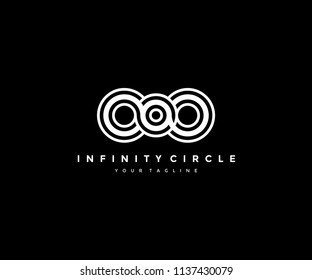 Infinity Circles Design Logo