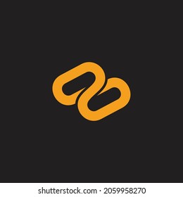 vector de línea superpuesta de línea de línea de infinito claro