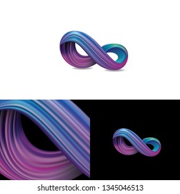 Infinity colorful background, Eps10 file format.