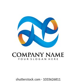 Infinity Colorfull StartUp Logo Design Concept