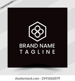 Infinity Combination Logo Design, A unique blend of timeless elegance and modern creativity, symbolizing continuity and limitless potential.