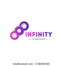 Infinity Company Logo Icon Vector Template Design Illustration