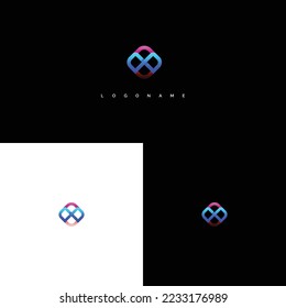 Infinity concept logo icon design template 