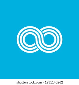 infinity design logo vector