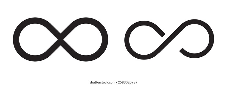 Infinity Design Infinity logo Vector Logo template. Infinity Icon for Graphic Design Projects.