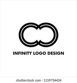 Infinity Design Vector icon illustration Logo template design