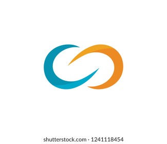 Infinity Design Vector icon illustration Logo template design