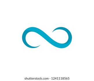 Infinity Design Vector icon illustration Logo template design