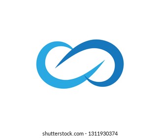 Infinity Design Vector icon illustration Logo template design