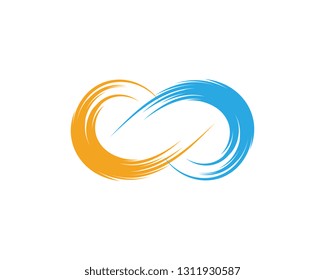 Infinity Design Vector icon illustration Logo template design