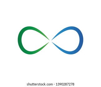 Infinity Design Vector icon illustration Logo template design