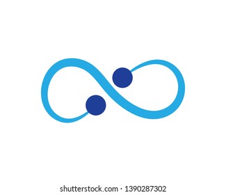 Infinity Design Vector icon illustration Logo template design