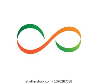 Infinity Design Vector icon illustration Logo template design
