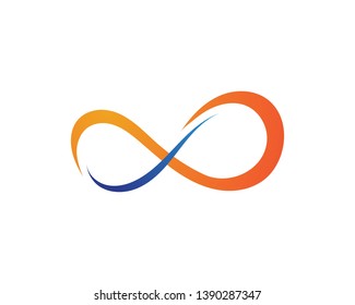 Infinity Design Vector icon illustration Logo template design