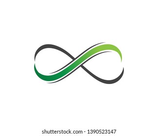 Infinity Design Vector icon illustration Logo template design