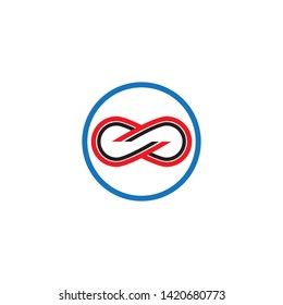 Infinity Design Vector icon illustration Logo template design