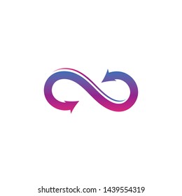 Infinity Design Vector icon illustration Logo template design