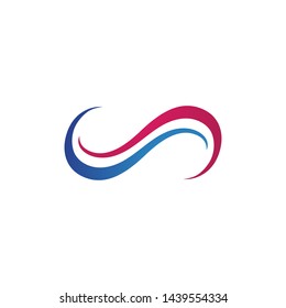 Infinity Design Vector icon illustration Logo template design