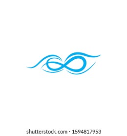 Infinity Design Vector icon illustration Logo template design