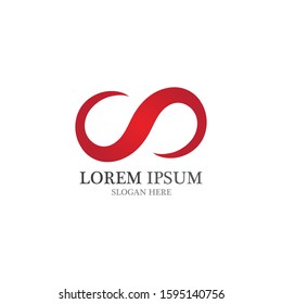 Infinity Design Vector icon illustration Logo template design