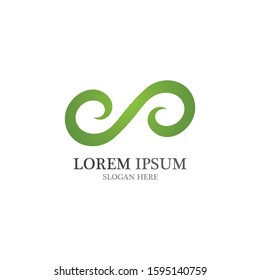 Infinity Design Vector icon illustration Logo template design