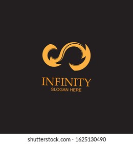 Infinity Design Vector icon illustration Logo template design