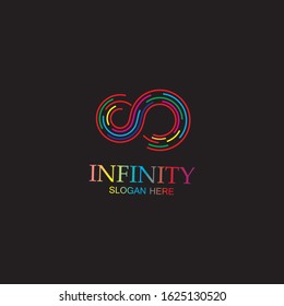 Infinity Design Vector icon illustration Logo template design