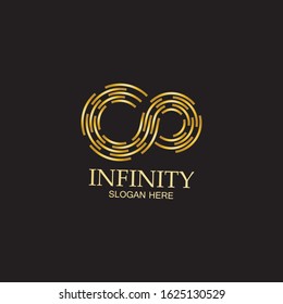Infinity Design Vector icon illustration Logo template design