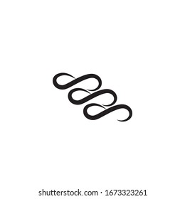 Infinity Design Vector icon illustration Logo template design