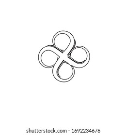 Infinity Design Vector icon illustration Logo template design