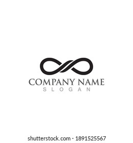 Infinity Design Vector icon illustration Logo template design