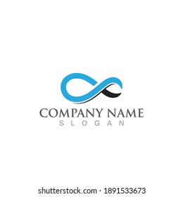 Infinity Design Vector icon illustration Logo template design