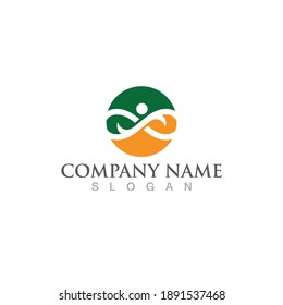 Infinity Design Vector icon illustration Logo template design