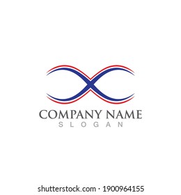 Infinity Design Vector icon illustration Logo template design