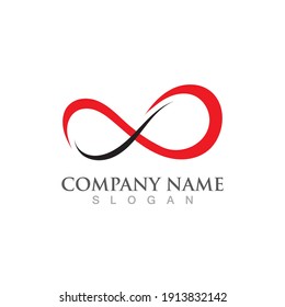 Infinity Design Vector icon illustration Logo template design