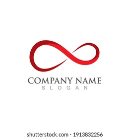 Infinity Design Vector icon illustration Logo template design