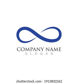 Infinity Design Vector icon illustration Logo template design