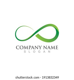 Infinity Design Vector icon illustration Logo template design