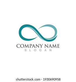 Infinity Design Vector icon illustration Logo template design