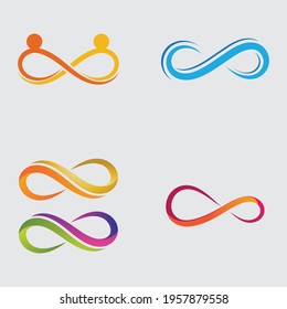 Infinity Design Vector icon illustration Logo template design