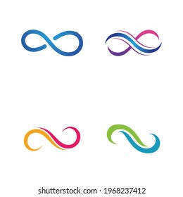 Infinity Design Vector icon illustration Logo template design
