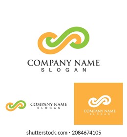 Infinity Design Vector icon illustration Logo template design