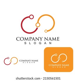 Infinity Design Vector icon illustration Logo template design