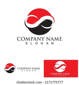 Infinity Design Vector icon illustration Logo template design