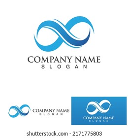 Infinity Design Vector icon illustration Logo template design