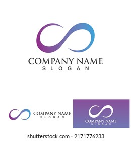 Infinity Design Vector icon illustration Logo template design