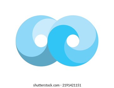 Infinity Design Vector icon illustration Logo template design