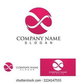 Infinity Design Vector icon illustration Logo template design