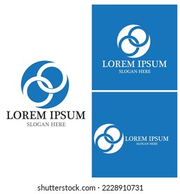 Ilustración del icono del vector de diseño infinito Diseño de la plantilla de logotipo