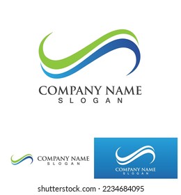 Infinity Design Vector icon illustration Logo template design